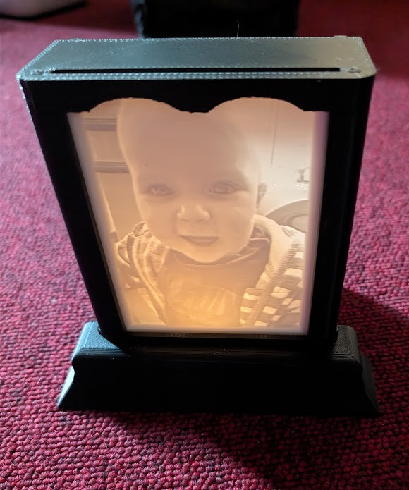 Lithophane Picture & Frame